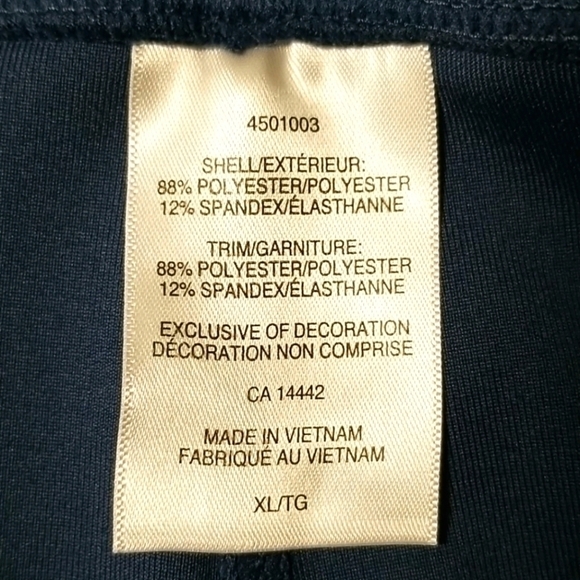 Mondetta Women's Leggings Size XL  High Waisted Blue Activewear Gym Yoga - Picture 8 of 9